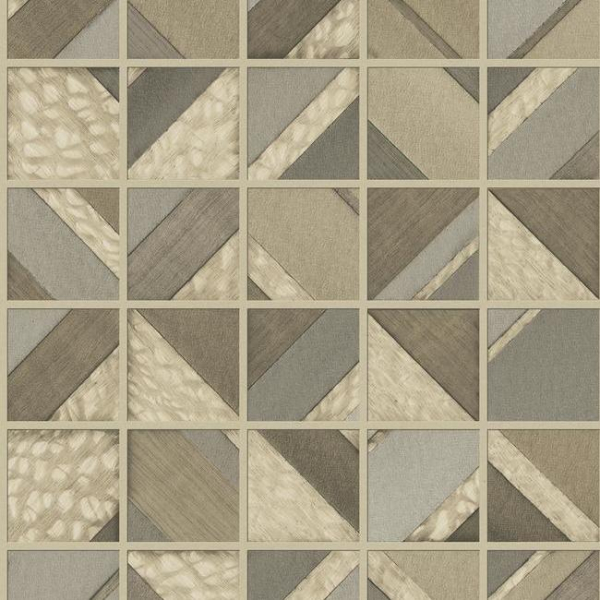 Обои York Mixed Materials Patchwork Tile MM1748